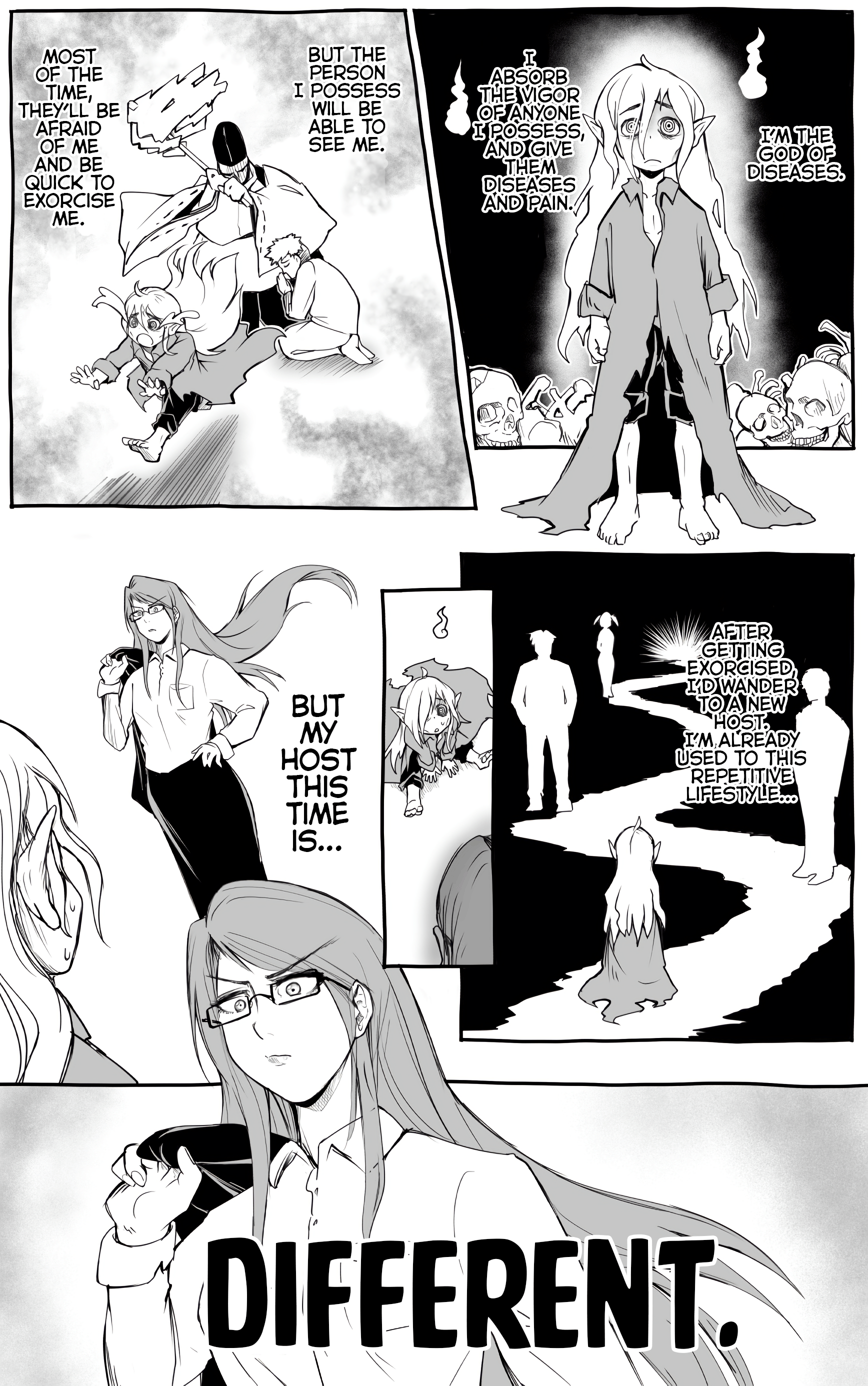 The Lady Possessed by the God of Diseases manga