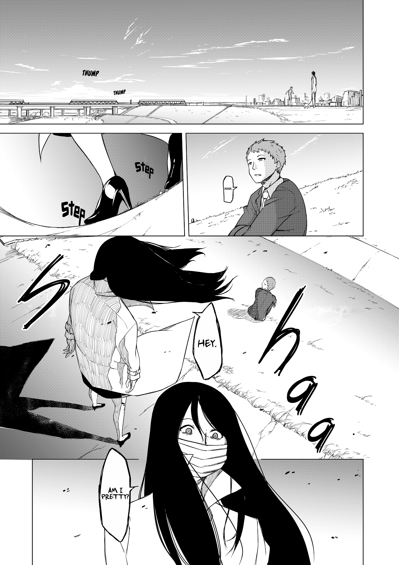 A man meets a kuchisake onna oneshot